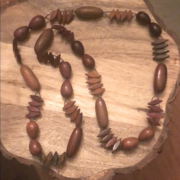 Wood necklace